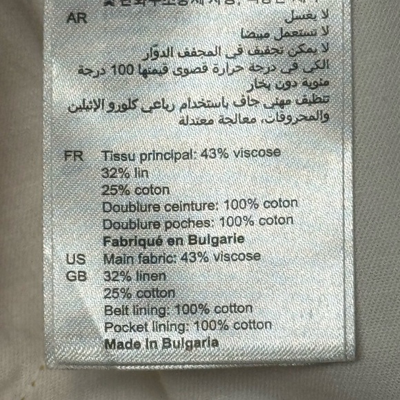 Sandro Wide Shorts In Tone-On-Tone Jacquard - Picture 8 of 8